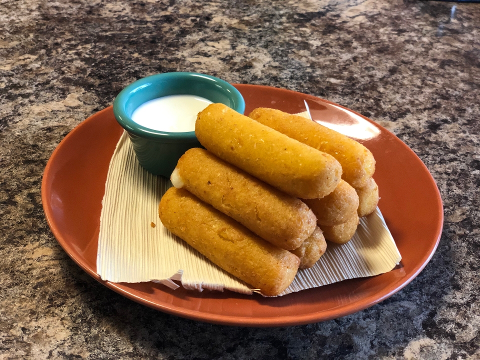 Sweet Corn Tequenos.