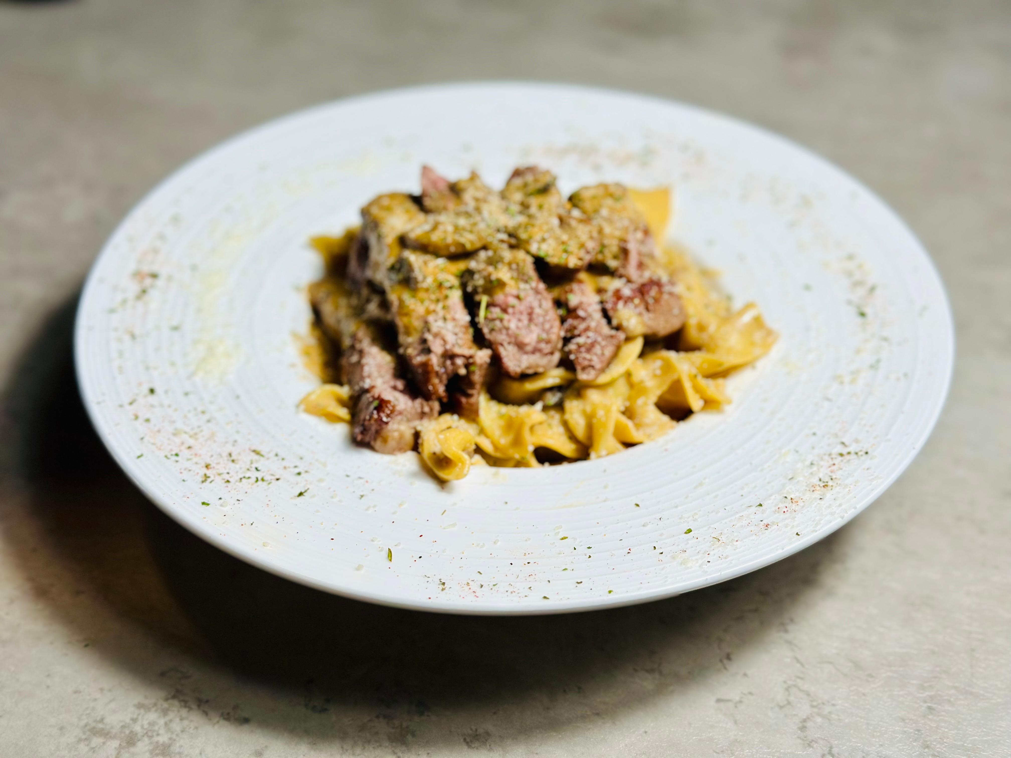 Beef Stroganoff.