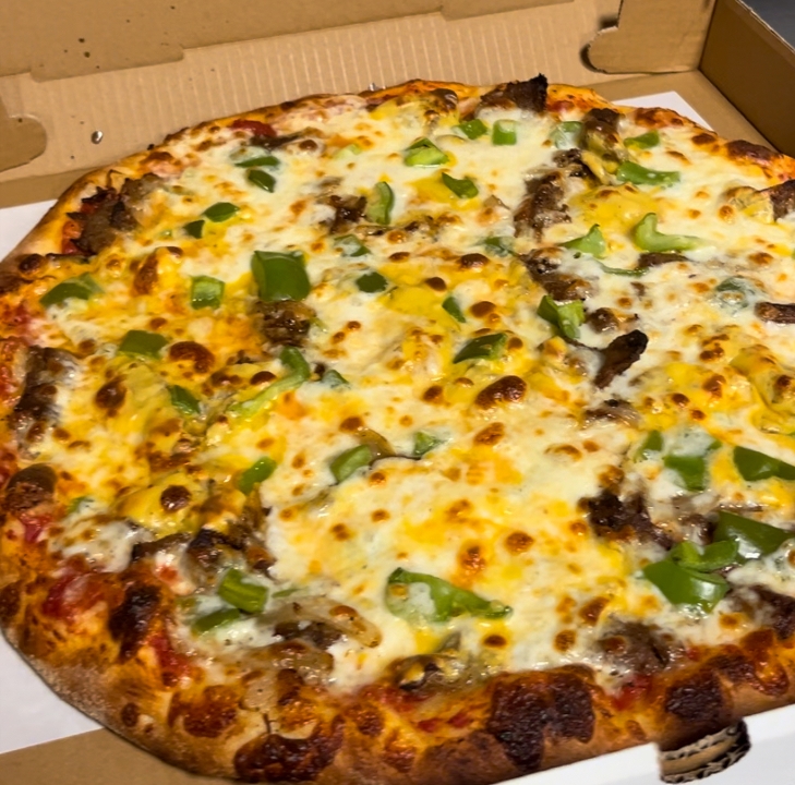 Cheesesteak 16" Pizza.