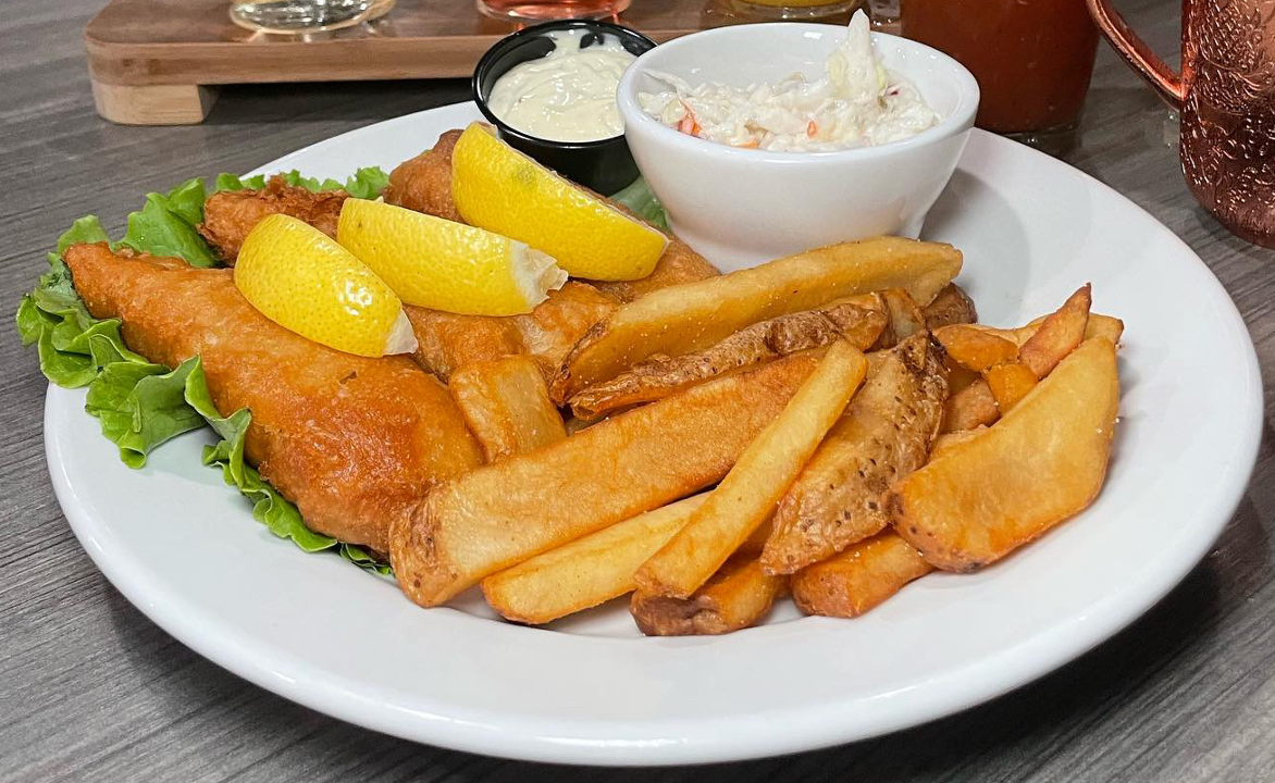 Fish & Chips Dinner.