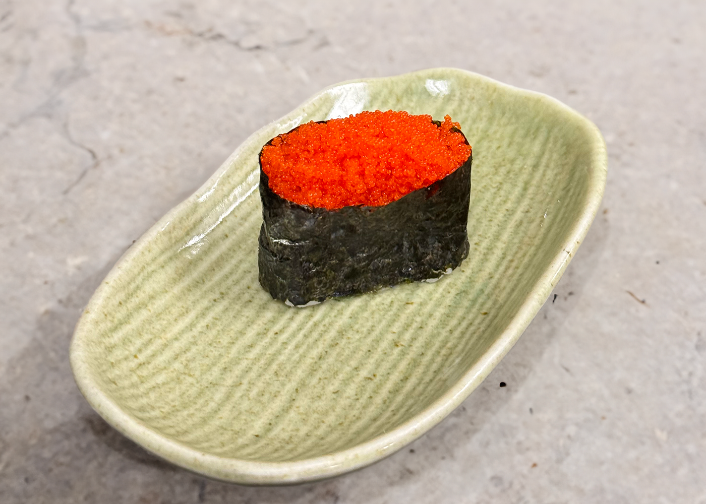 Smelt Roe (Masago) Nigiri.