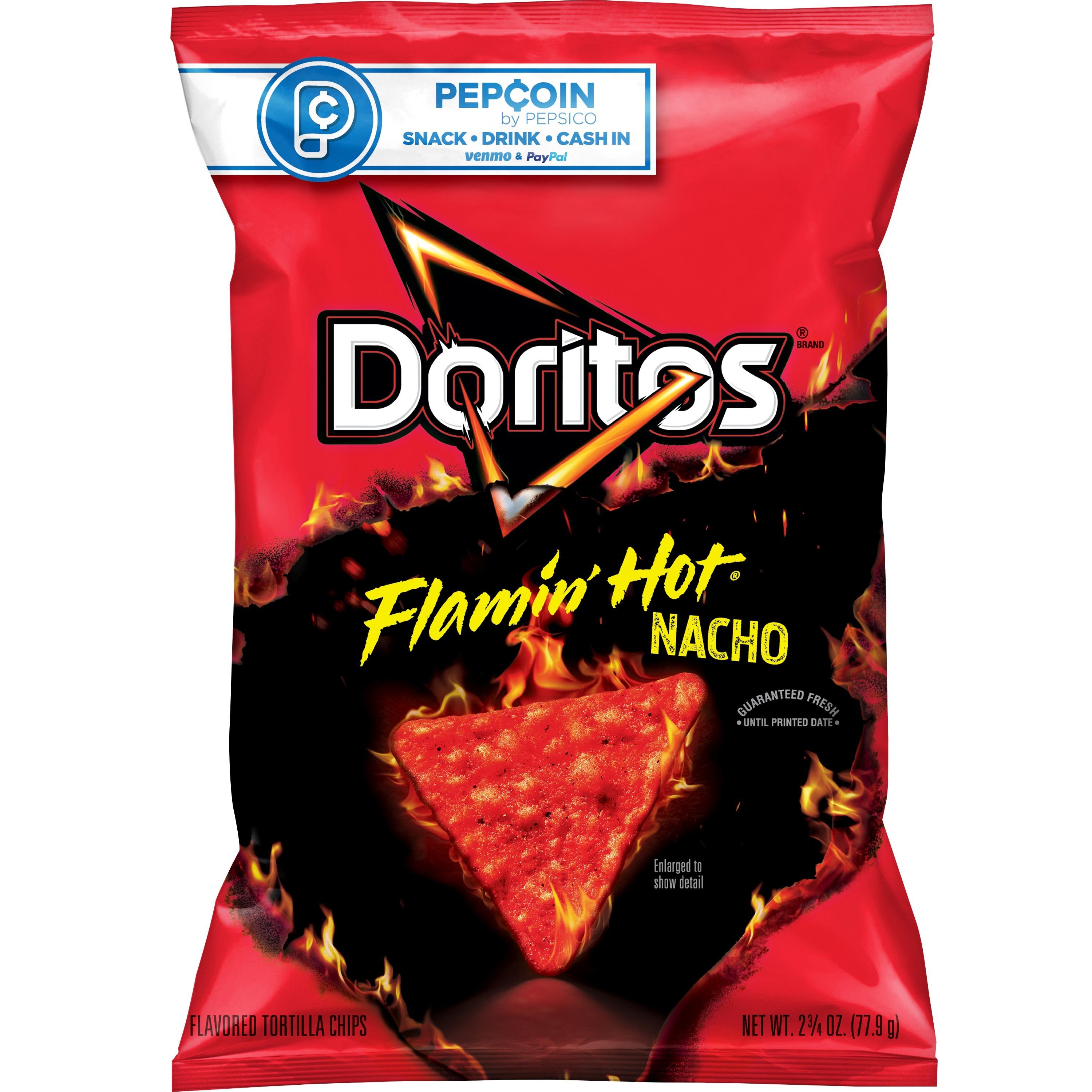 Doritos Tortilla Chips Flamin' Hot Nacho - 2.75 OZ.