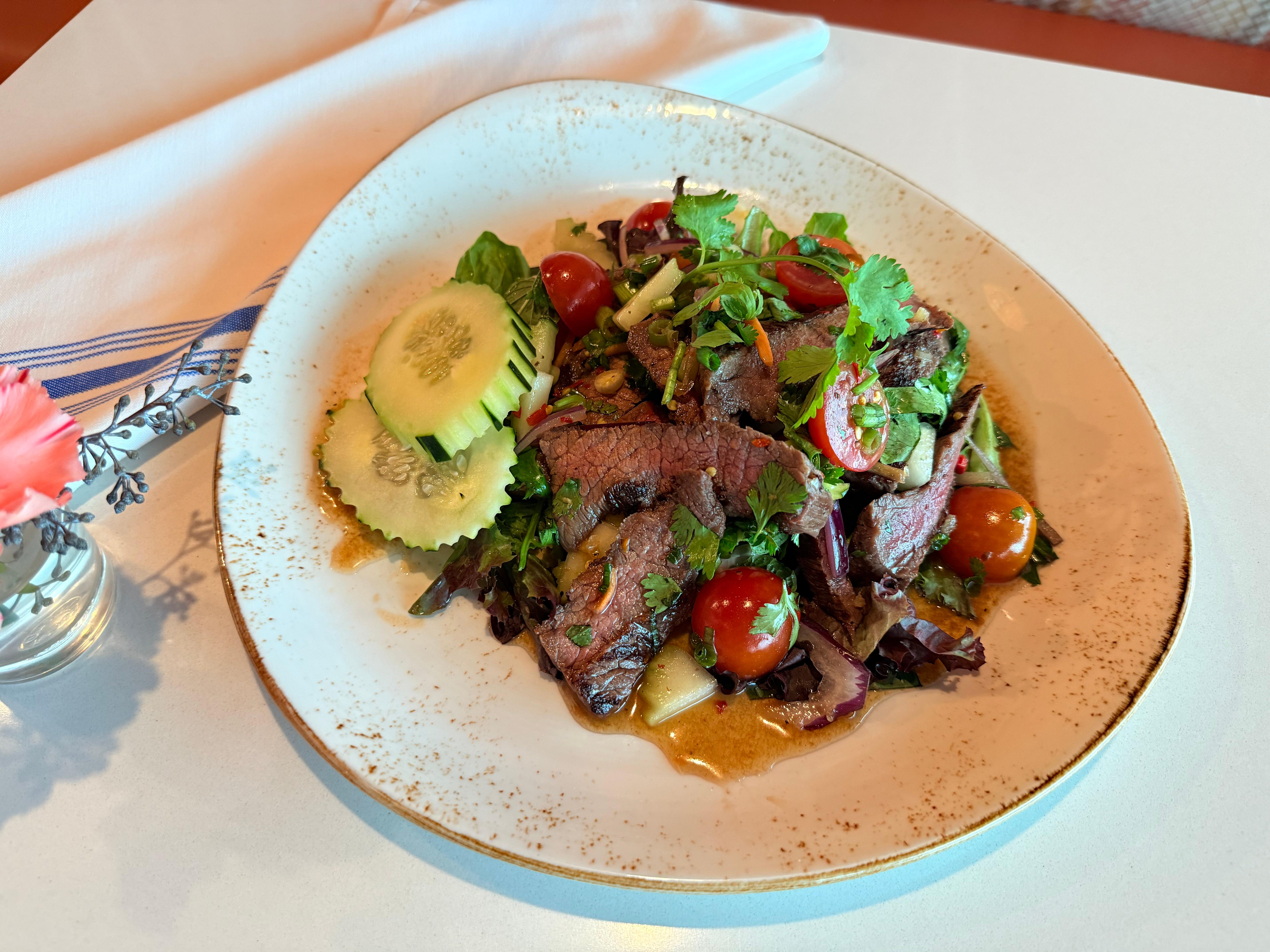 Grilled Beef Salad.