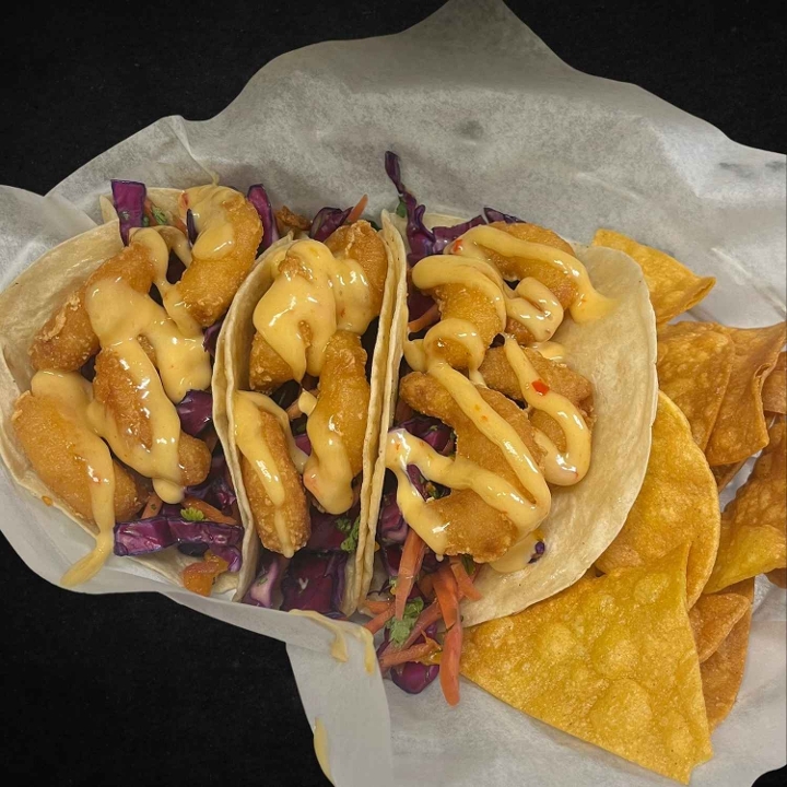 Shrimp Tacos.