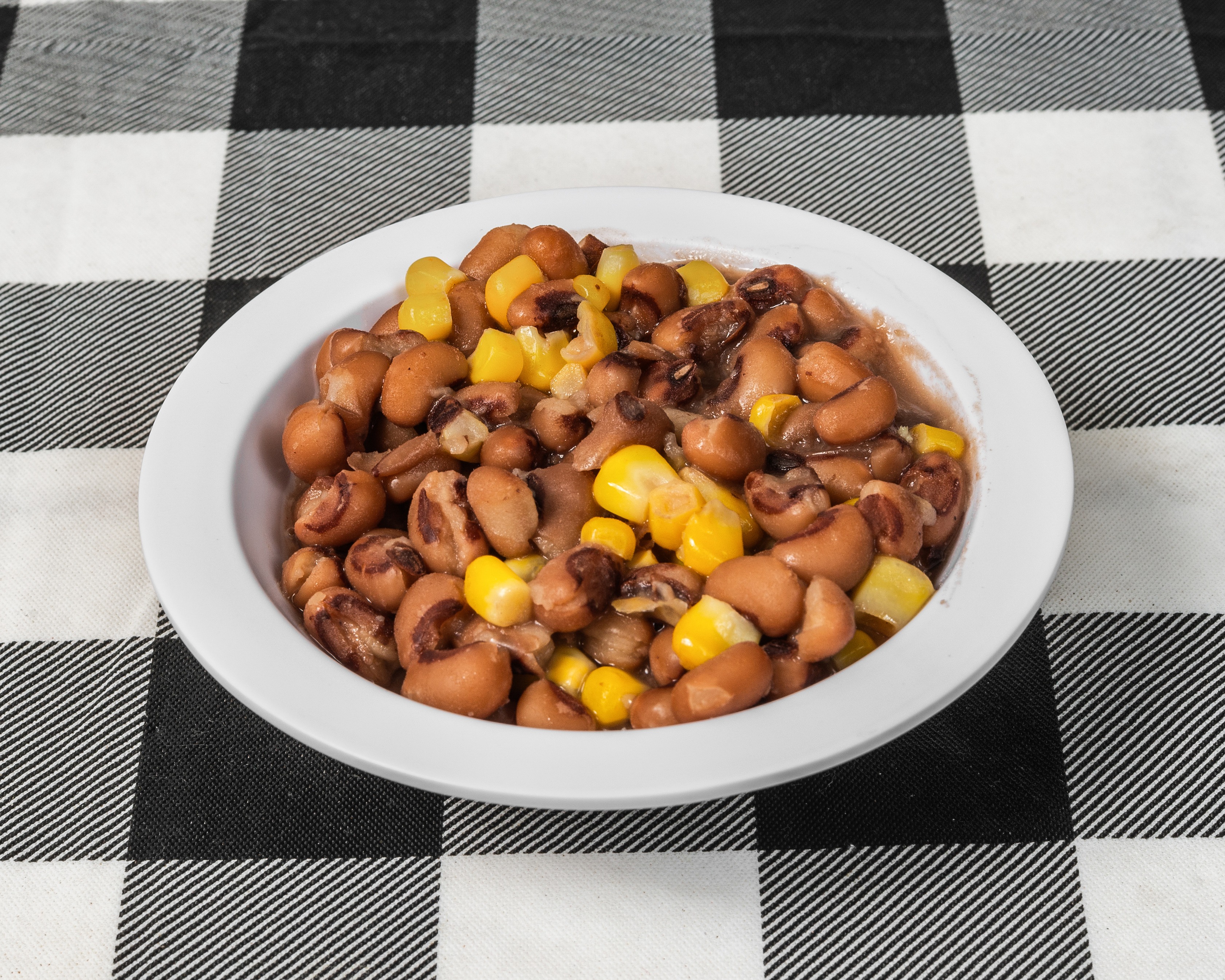 Black-eyed Peas and Corn.