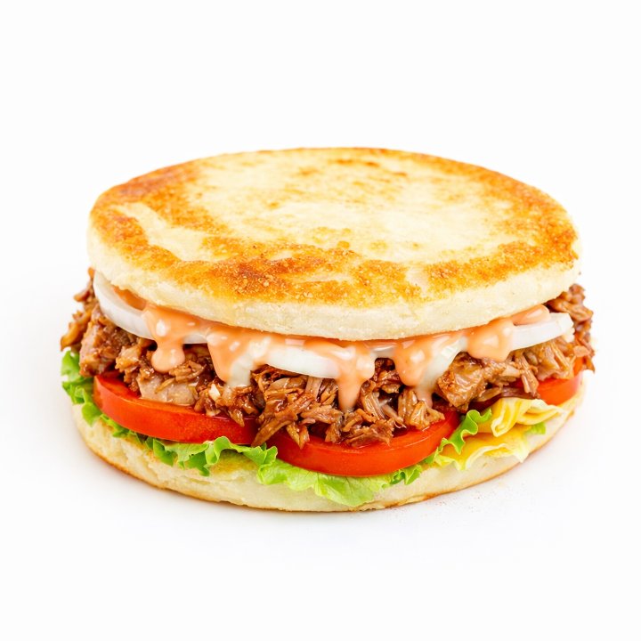 Pork Arepa.