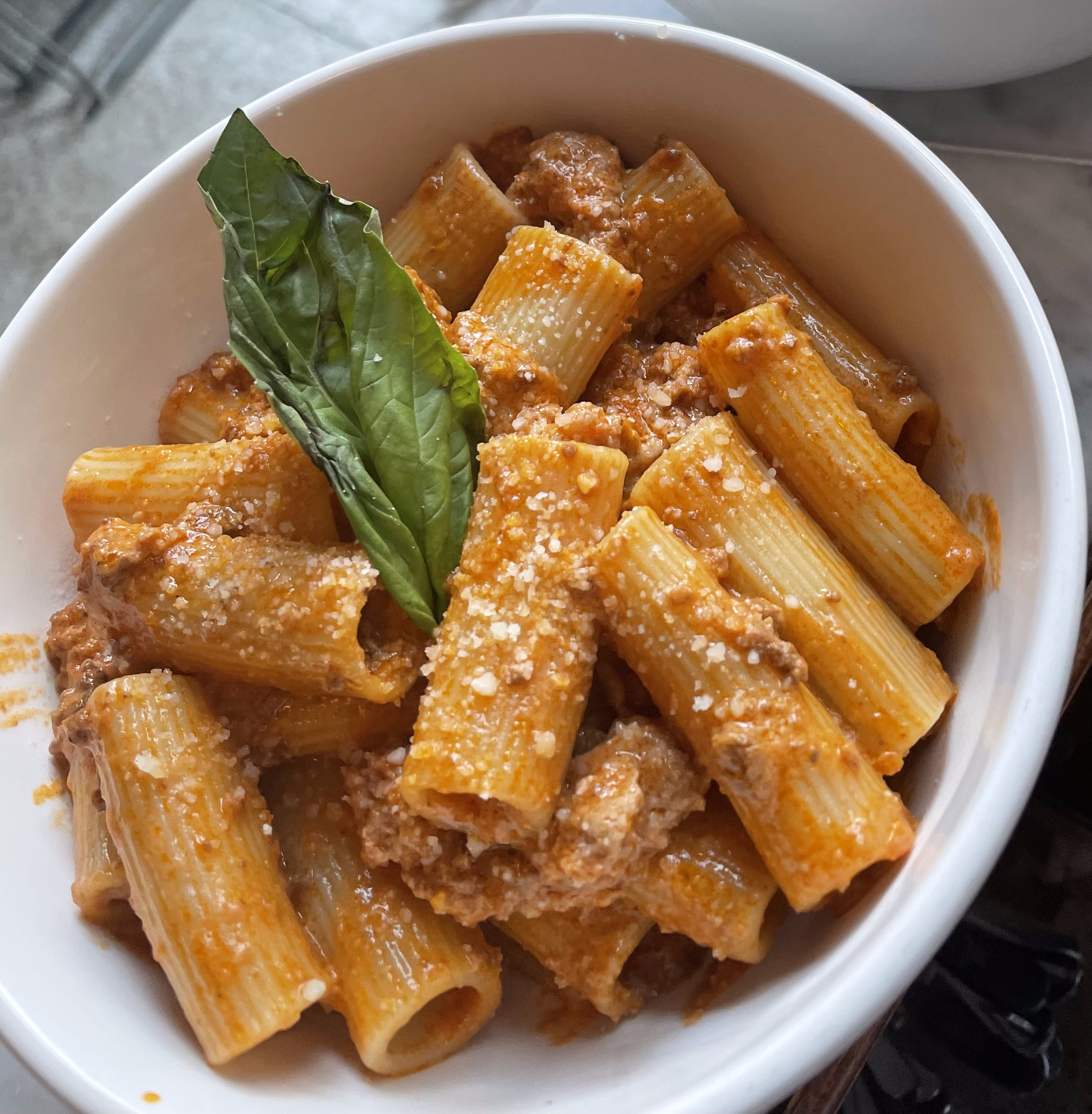 Rigatoni Ragu.