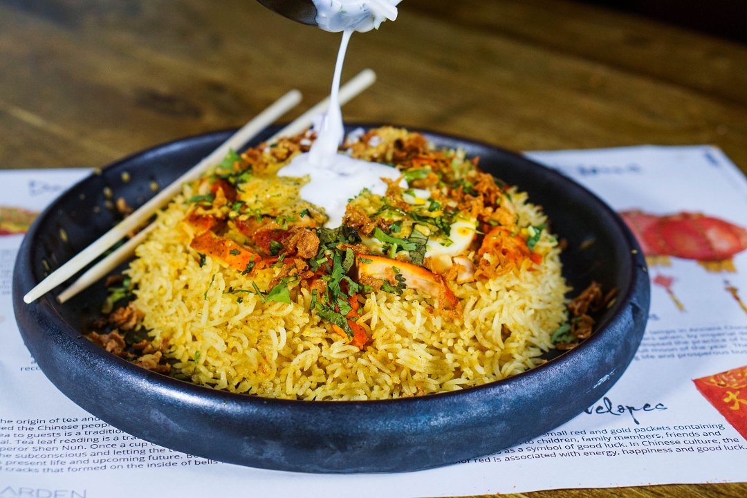 Chicken Hyderabadi Biryani.