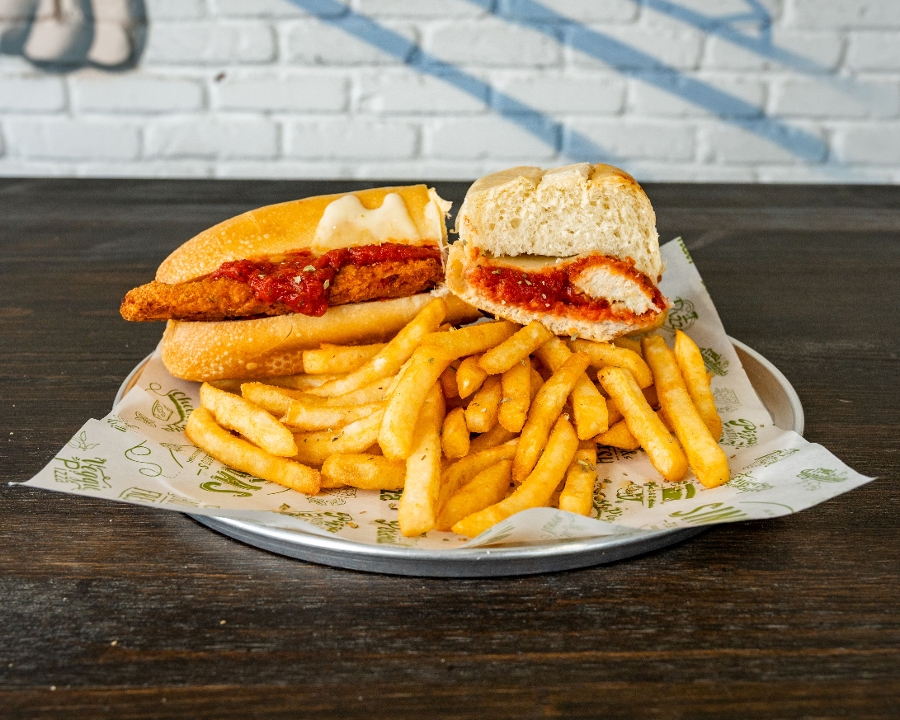 Chicken Parmigiana Sandwich.