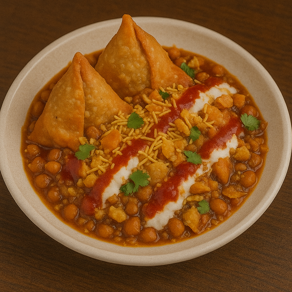 Samosa Chaat.