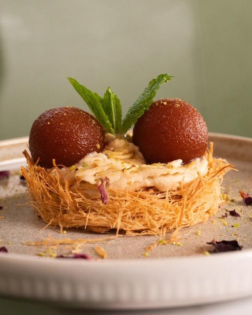 Chef Satya's Signature Golden Nest.
