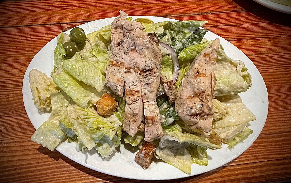 Chicken Caesar Salad.