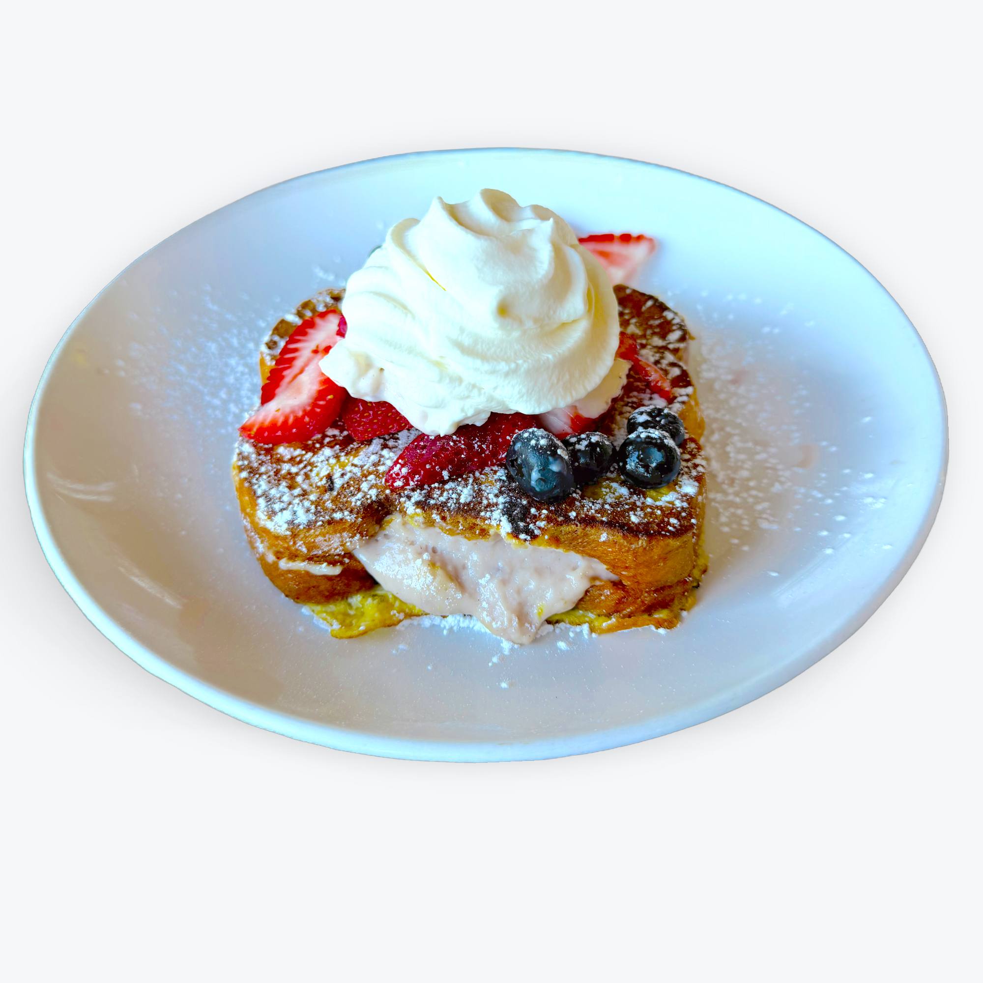BERRY STUFFED FRENCH TOAST.