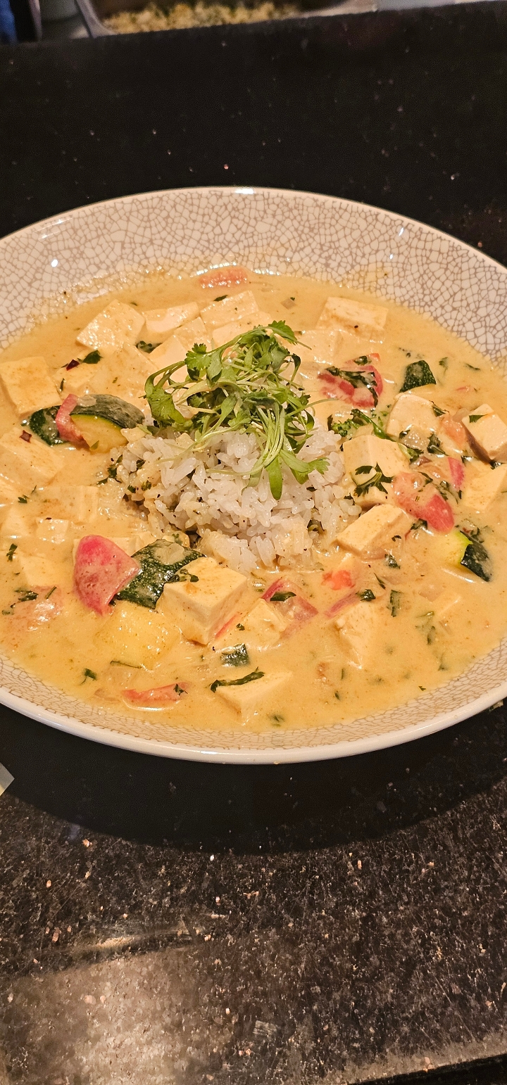 Tofu Coconut Curry *^.