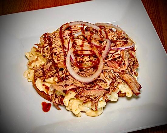 Becks Mac and Cheese Bowl.