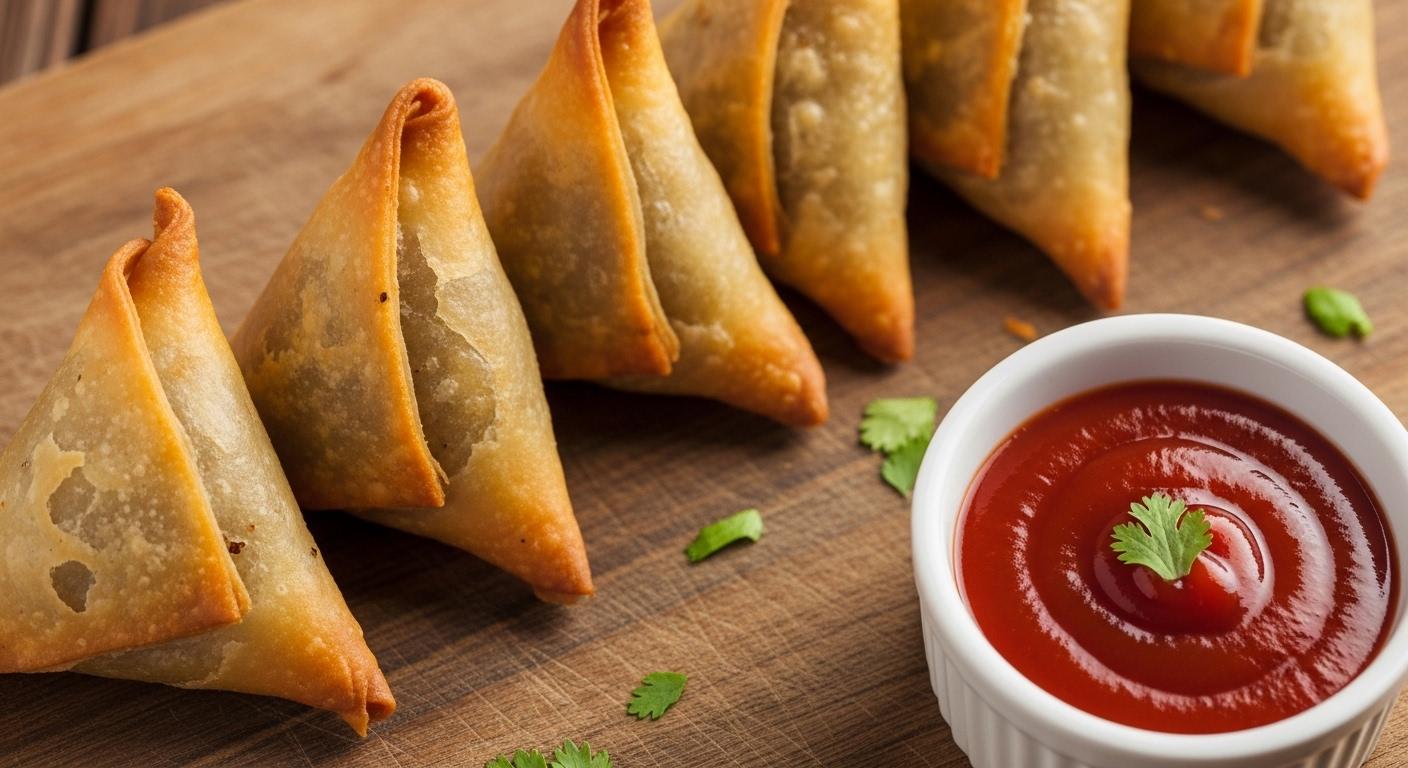 Onion Samosa (5 piece).