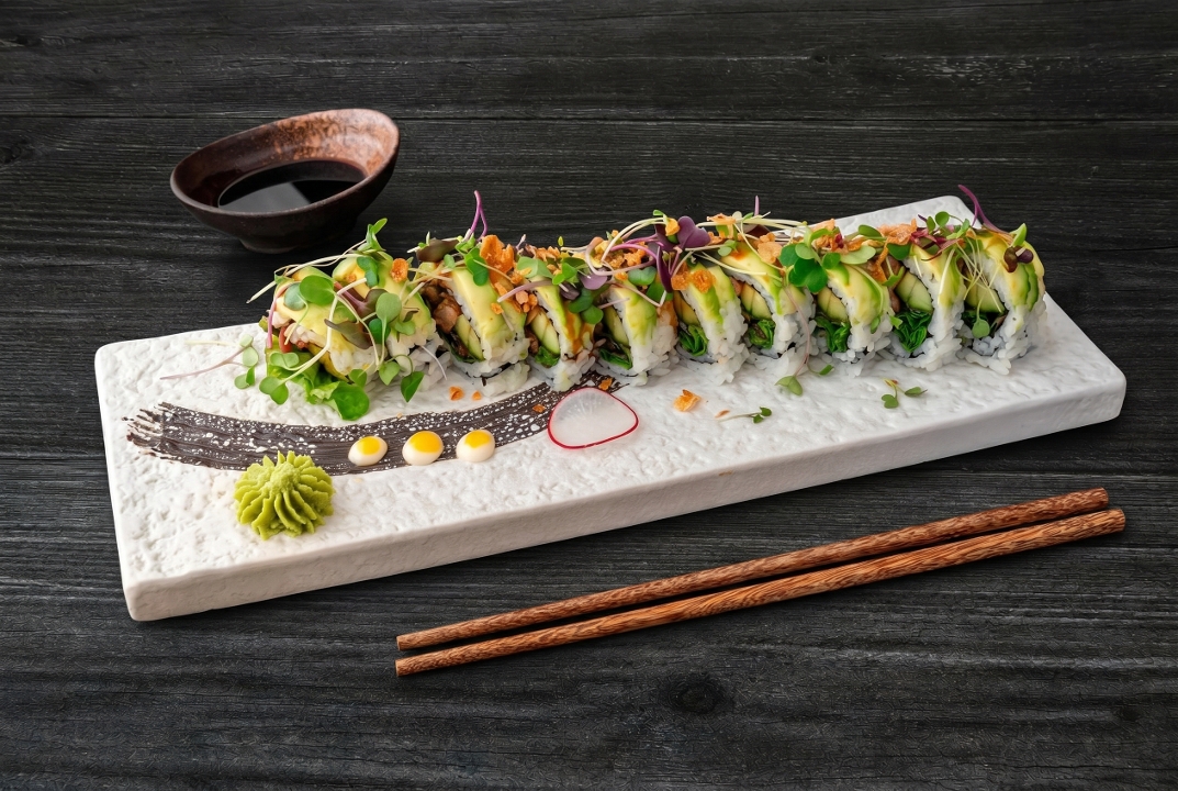 Beijing duck roll.