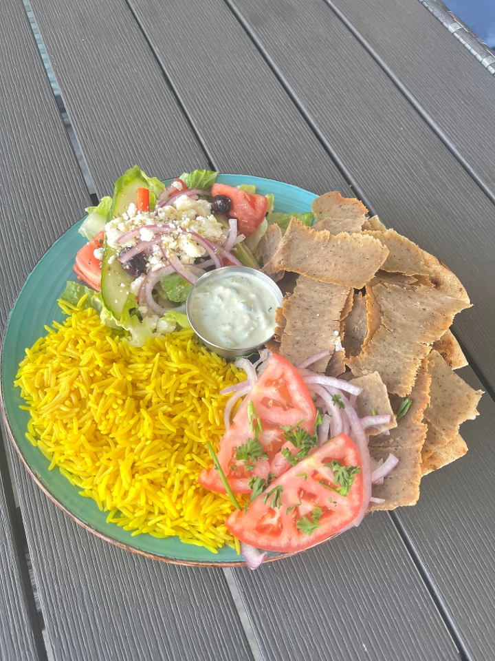 Shaved Lamb Gyro Combo.