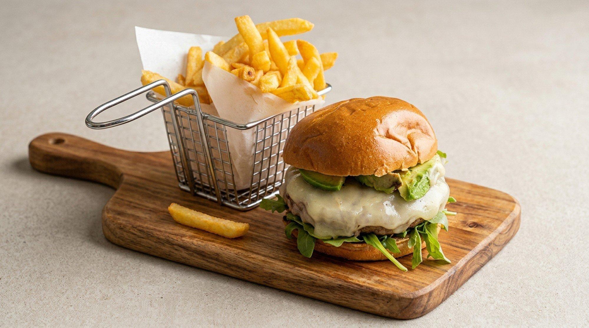 West Coast Cheeseburger.