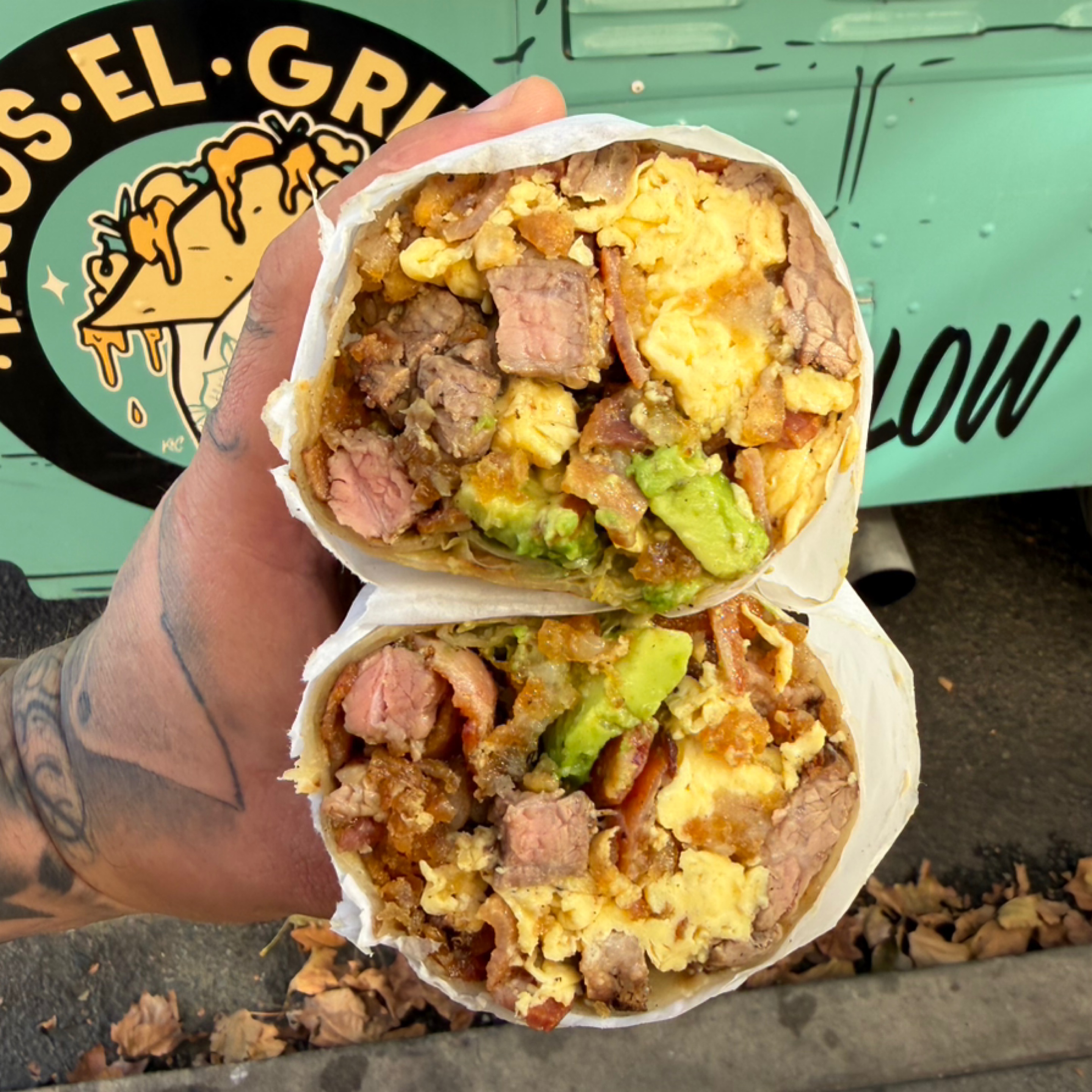 Farm House Burrito (Wednesdays).