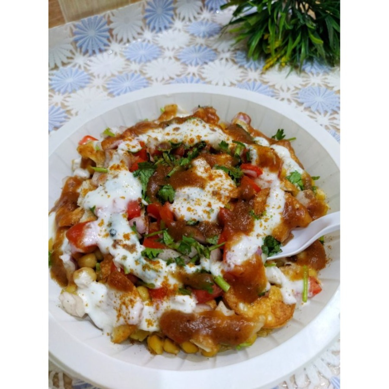 Samosa Chaat.