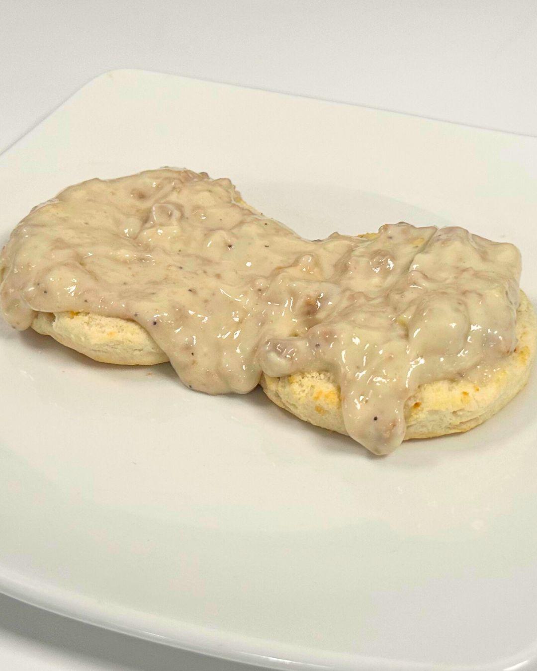 BISCUITS & GRAVY.