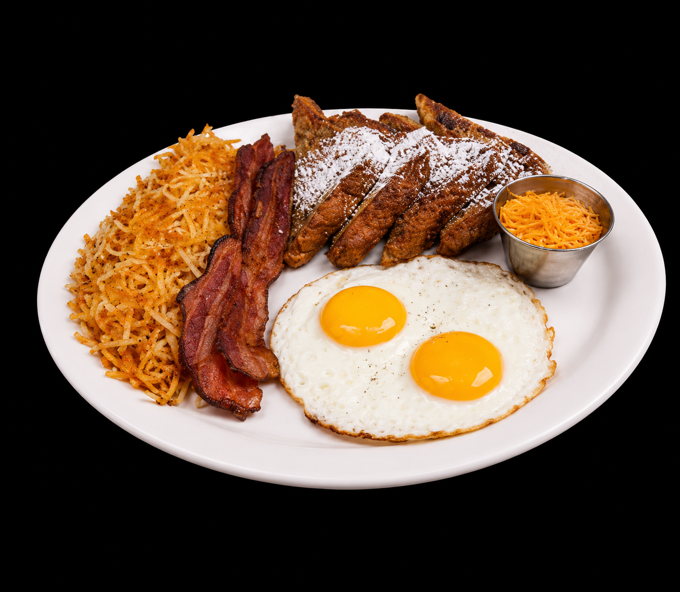 French Toast & Eggs.