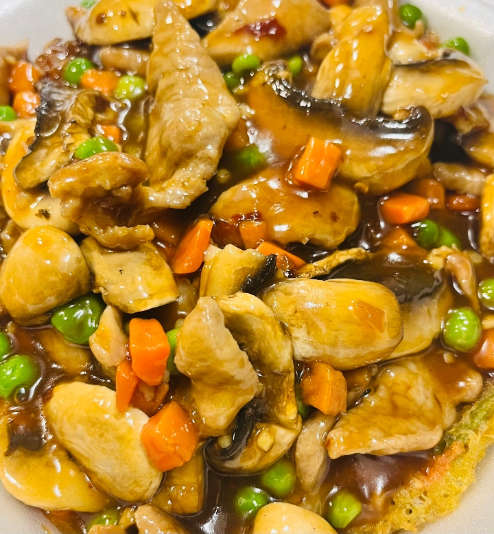 Pork Egg Foo Young.