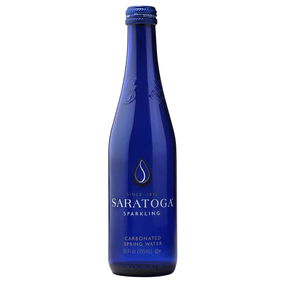Saratoga Sparkling Water.