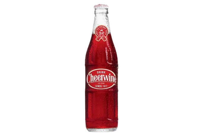 Cheerwine Soda, Glass Bottle.