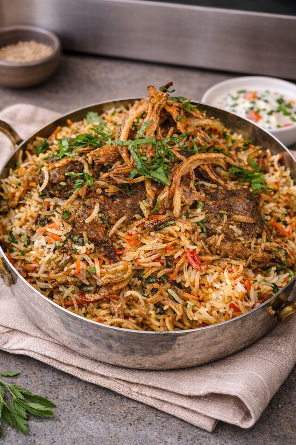 Lamb Biryani.