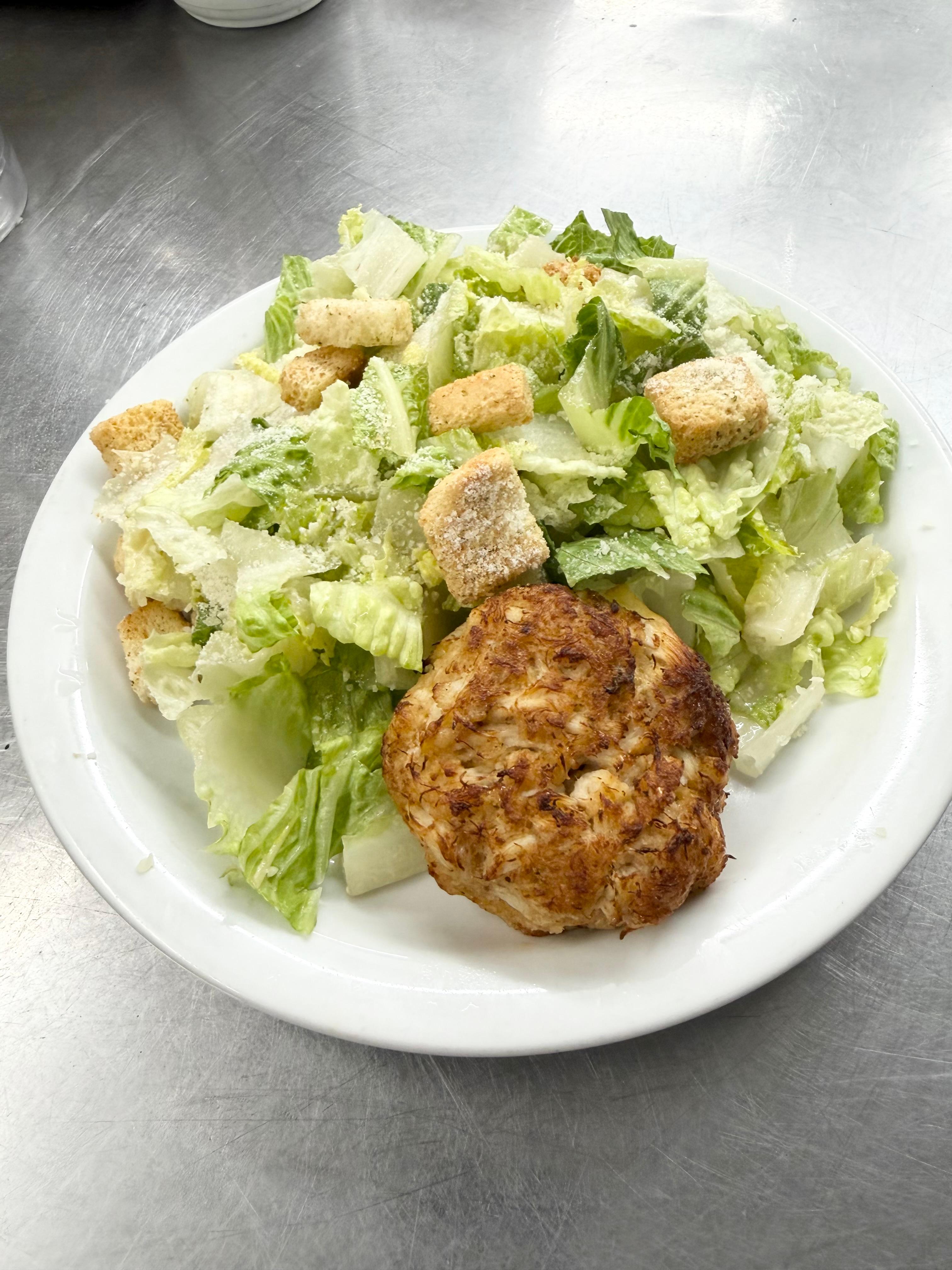 Crabcake Ceasar.