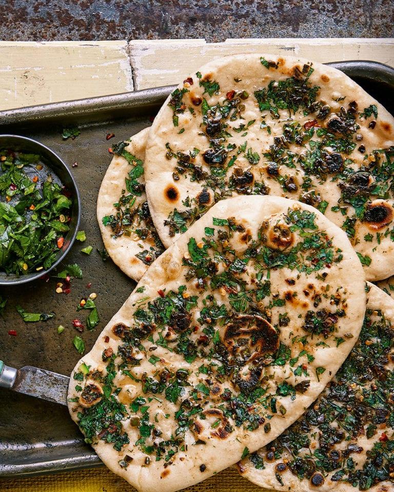 Garlic Chilly Naan.