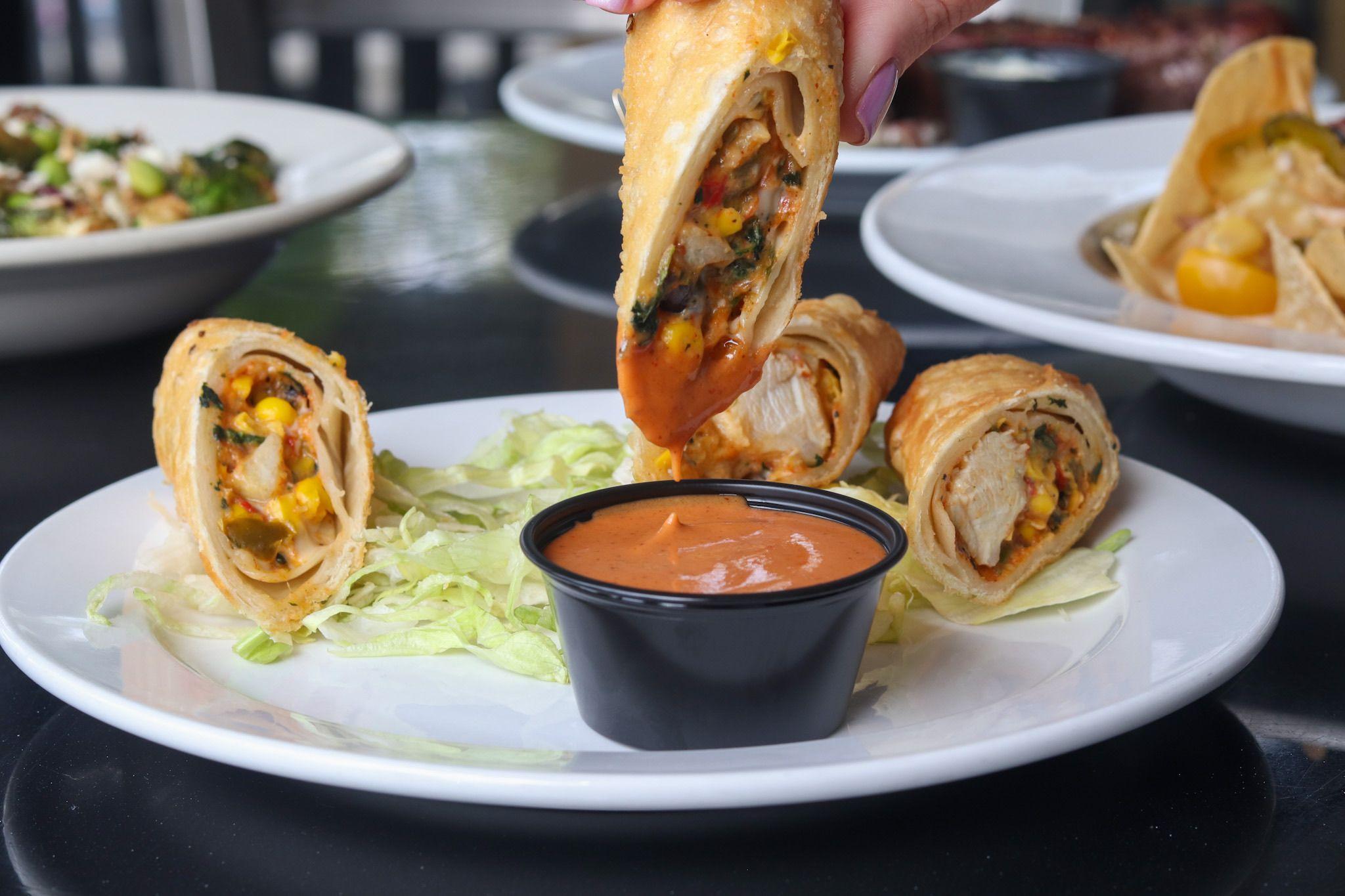 Sante Fe Chicken Rolls.