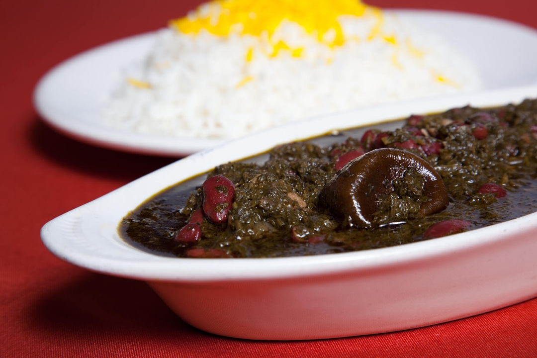 Vegeterian Ghormeh Sabzi.