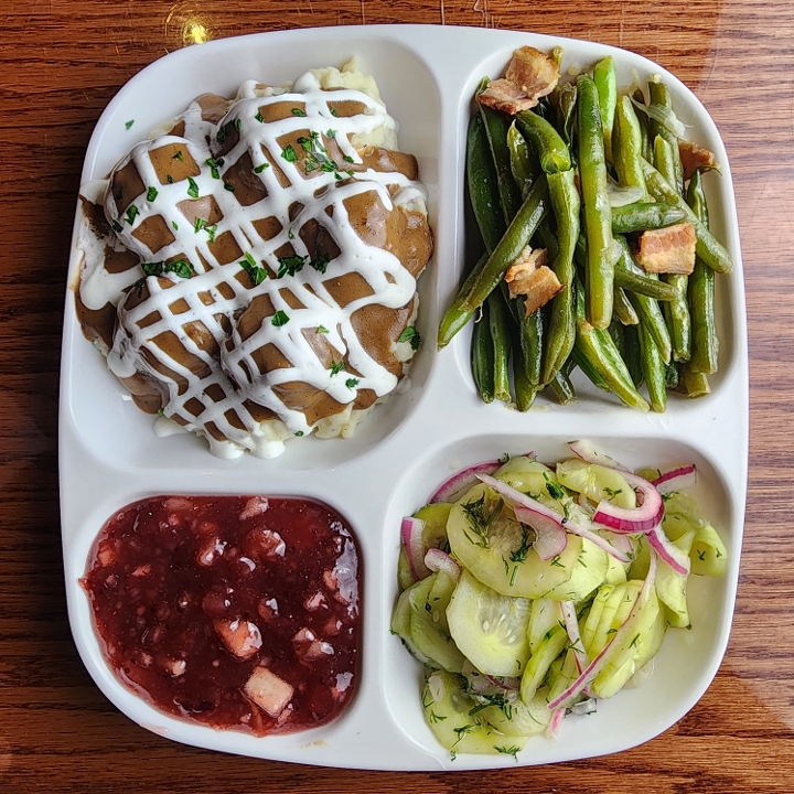 Swedish Meatballs (PLATE- Base & 2 Sides).