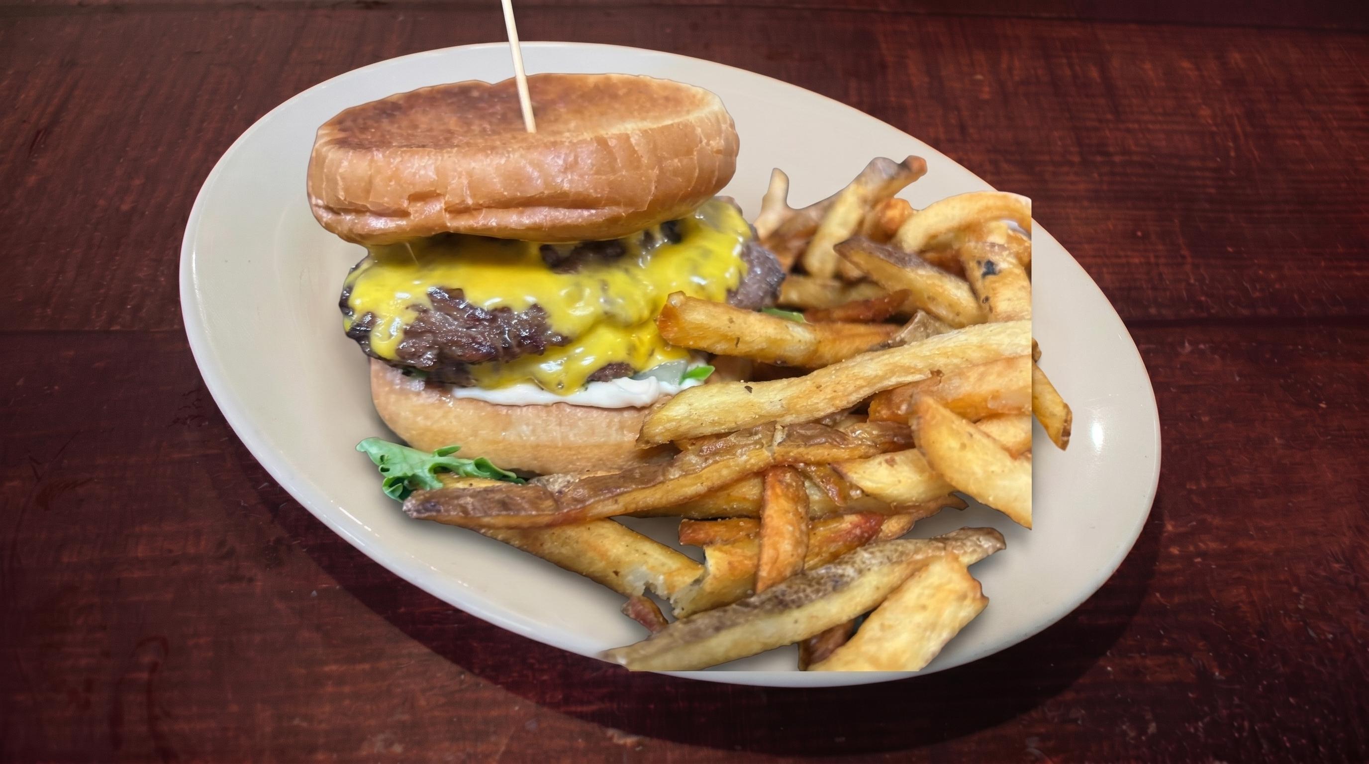 Andy's Spicy Smash Burg.