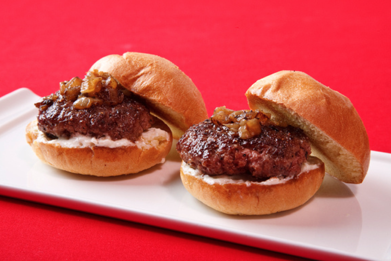 Bleu Cheese or Cheddar Cheese Prime Sliders*.