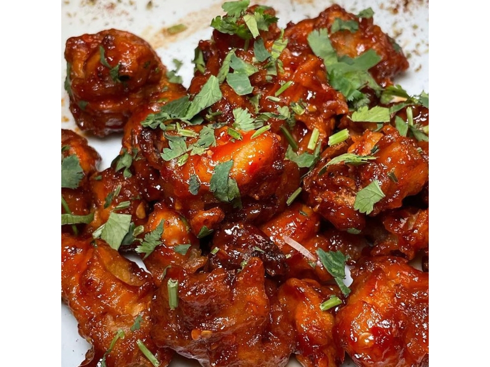 Chicken Manchurian.