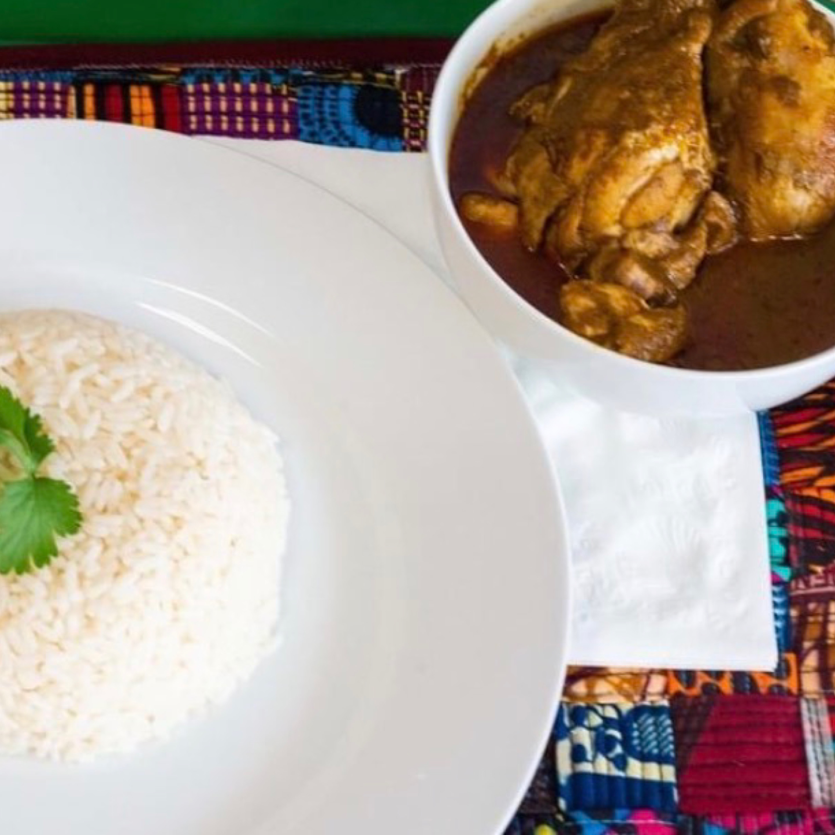 Curry Chicken with Rice.