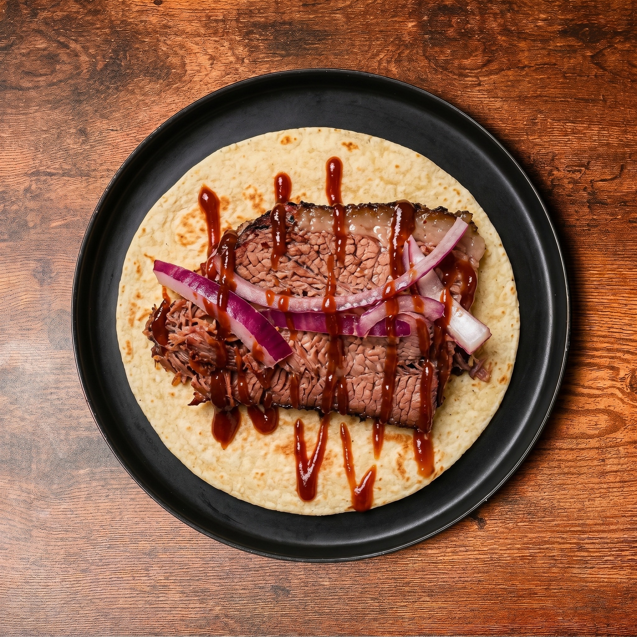 Smoked Brisket Taco.