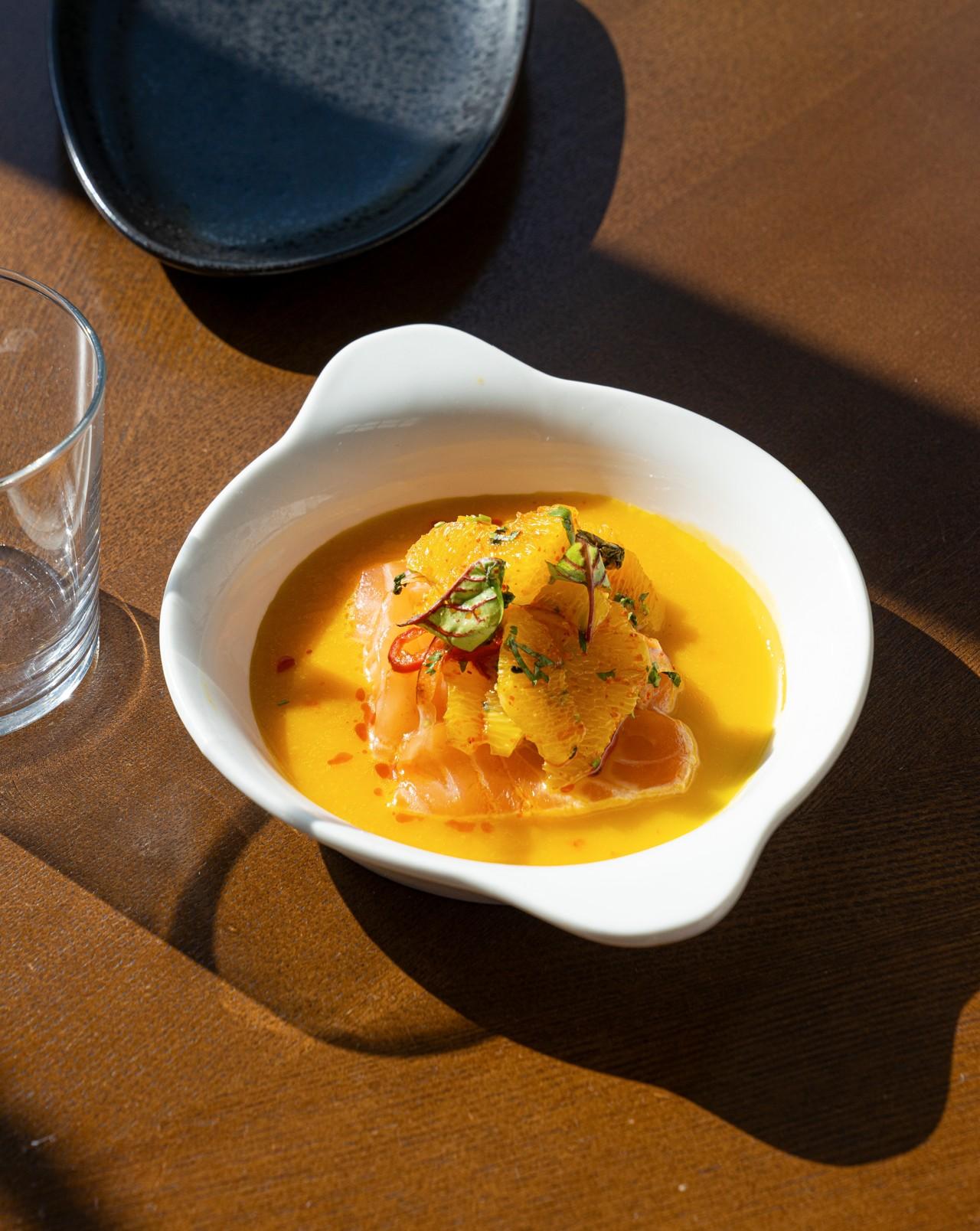 Salmon Crudo.