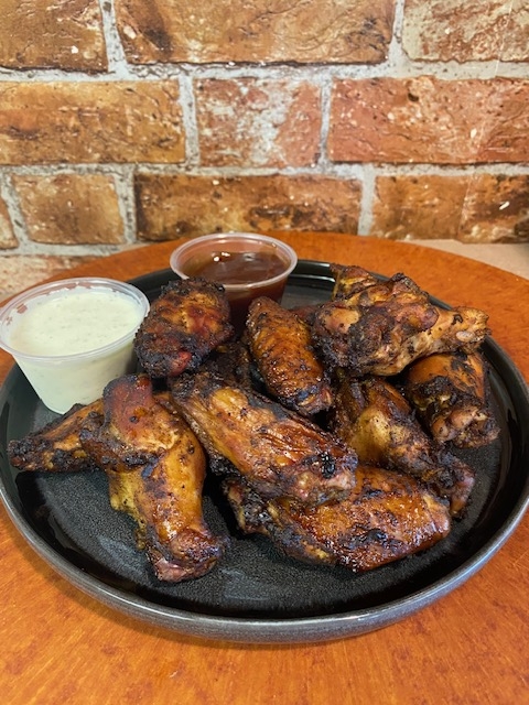 Smoked Dry Rubbed Wings.