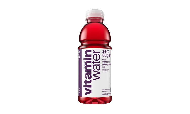 Vitamin Water Zero XXX Acai Blueberry Pomegranate.