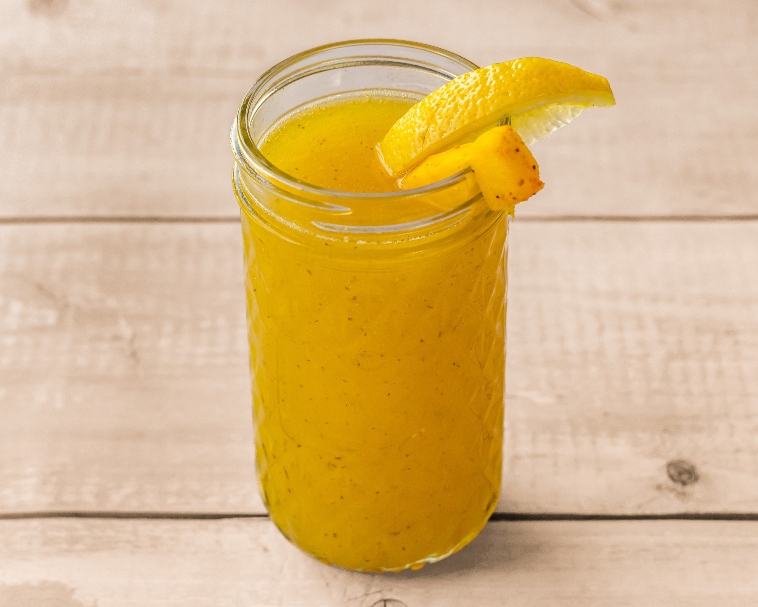 Mango Mojito Served With Lime,mint, Ice.