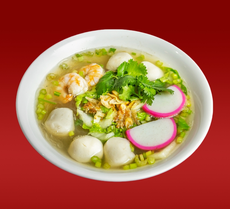 Fish Ball Silver Noodle Soup 魚丸湯冬粉.