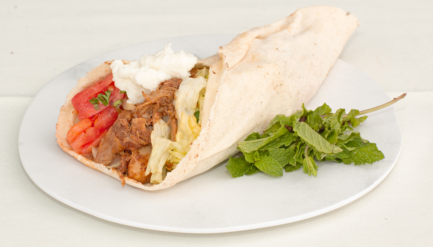 Chicken Shawerma Sandwich.