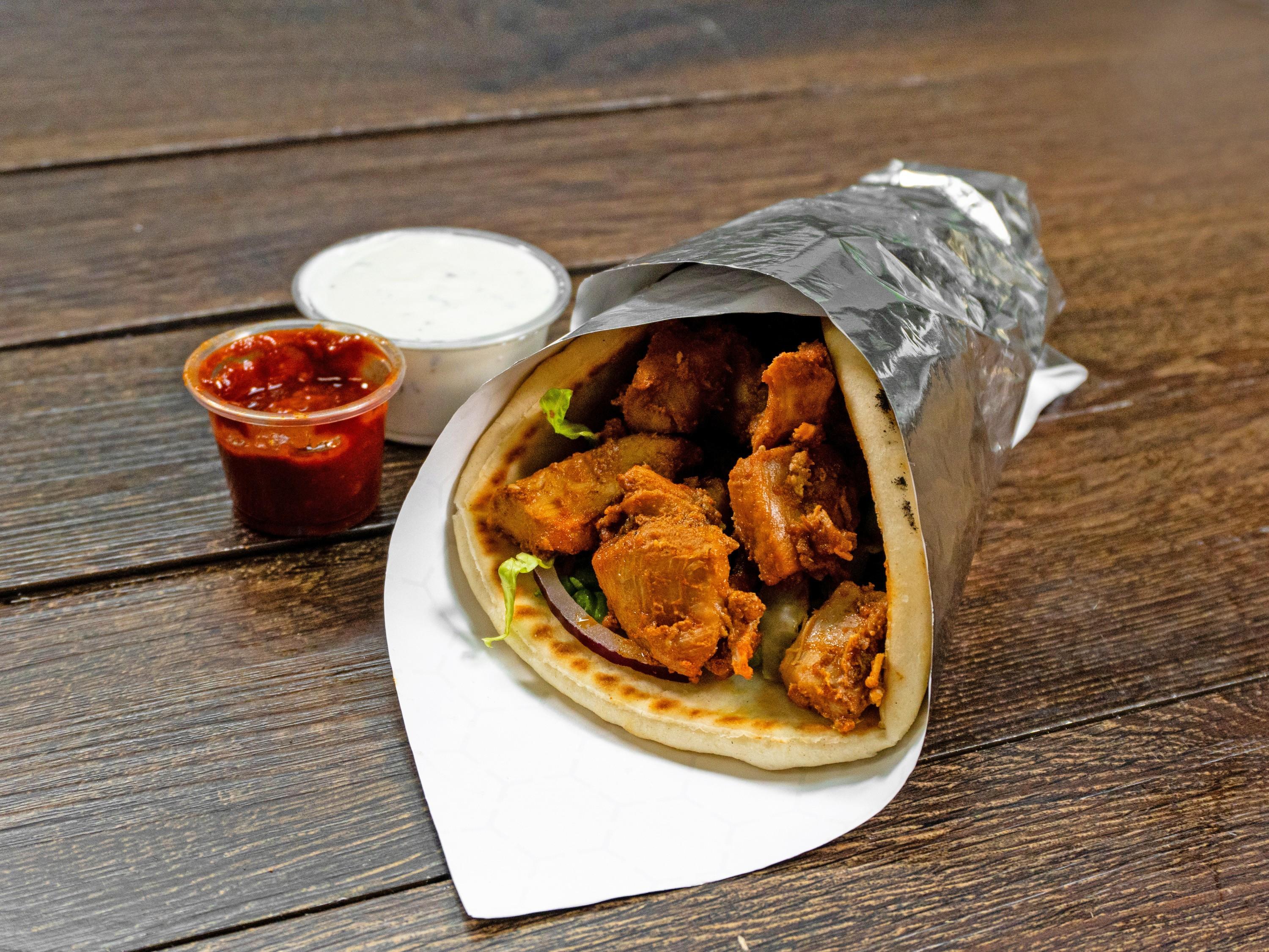 Chicken Pita Wrap.
