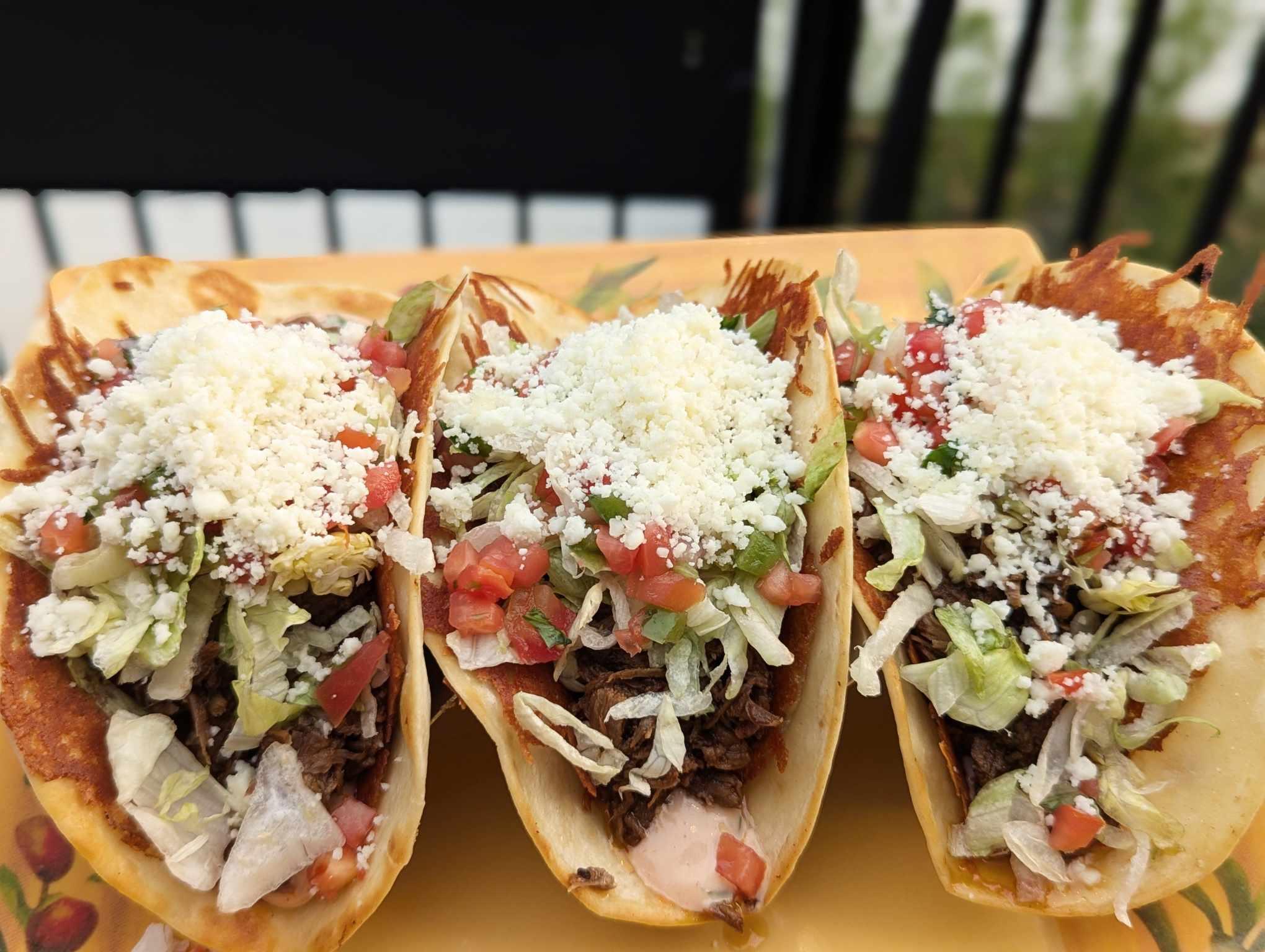 Cheesy DBL Stacker Taco.
