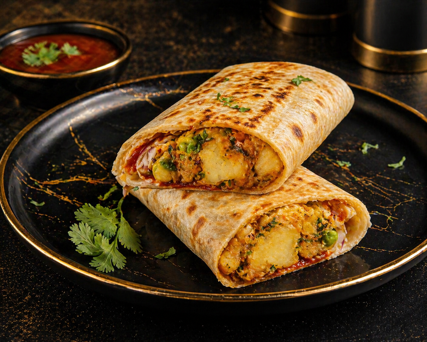 Aloo Tikki Punjab Pocket.